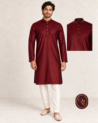 Shahanai Men's Pure Cotton Kurta