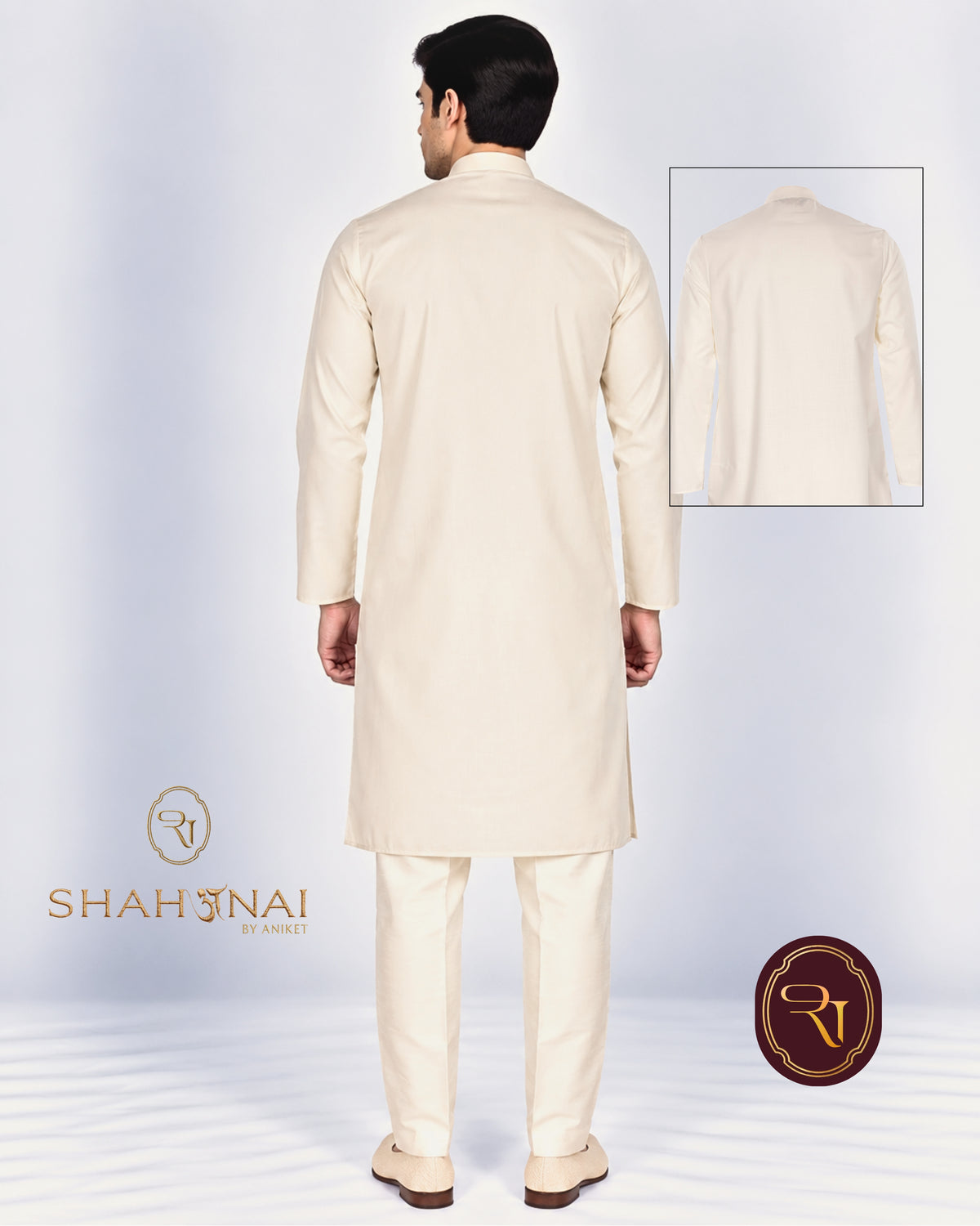 Shahanai Men's Pure Cotton Kurta