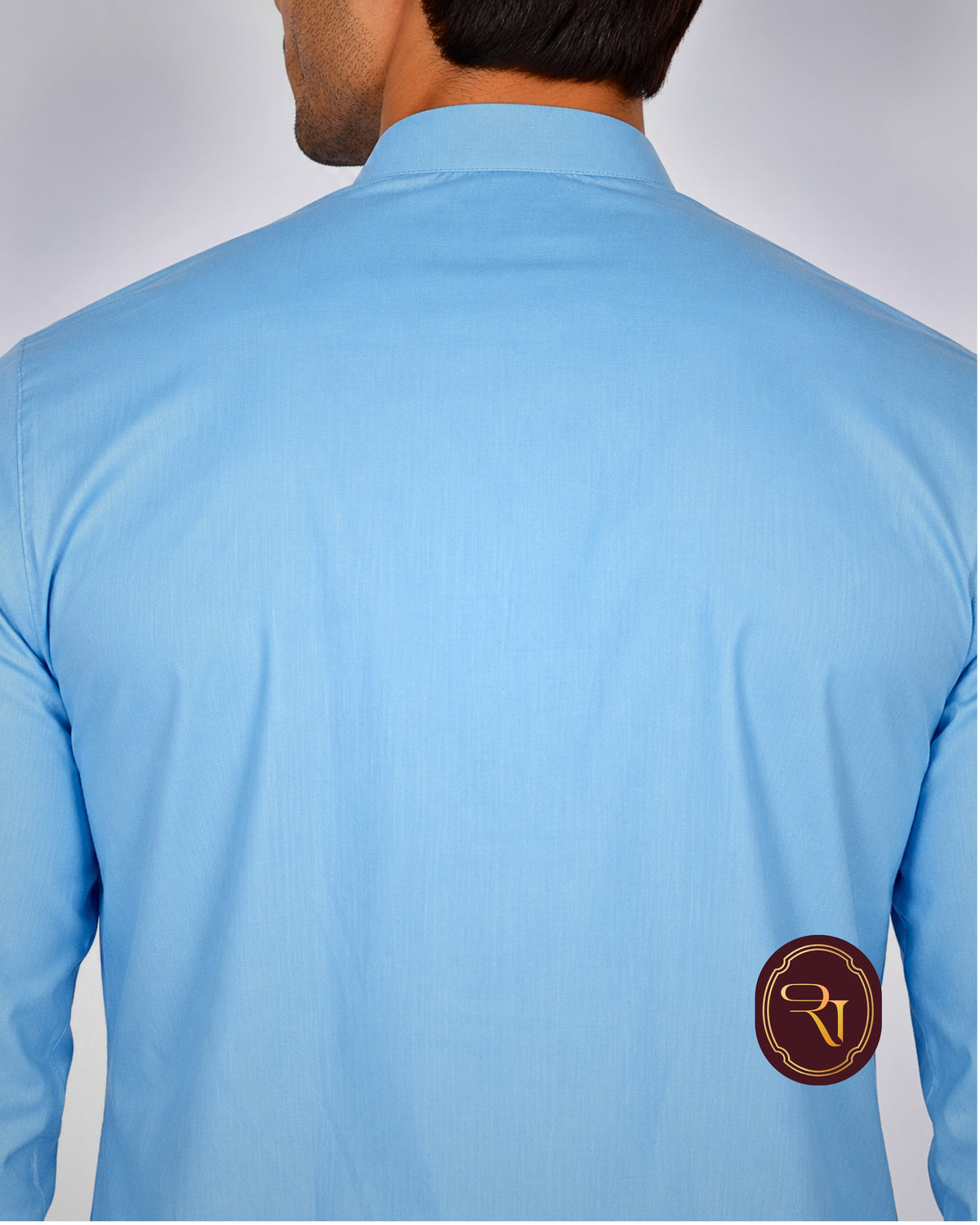 Shahanai Men's Pure Cotton S Blue Kurta