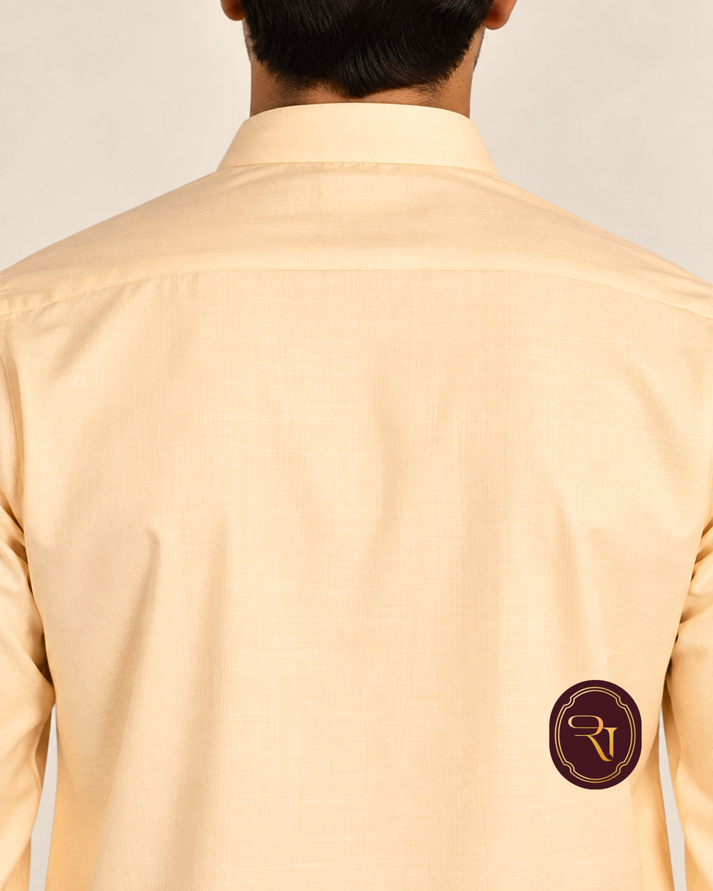 Shahanai Men's Pure Cotton Peach Colour Kurta