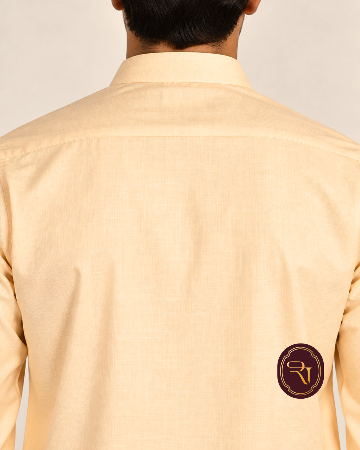 Shahanai Men's Pure Cotton Peach Colour Kurta