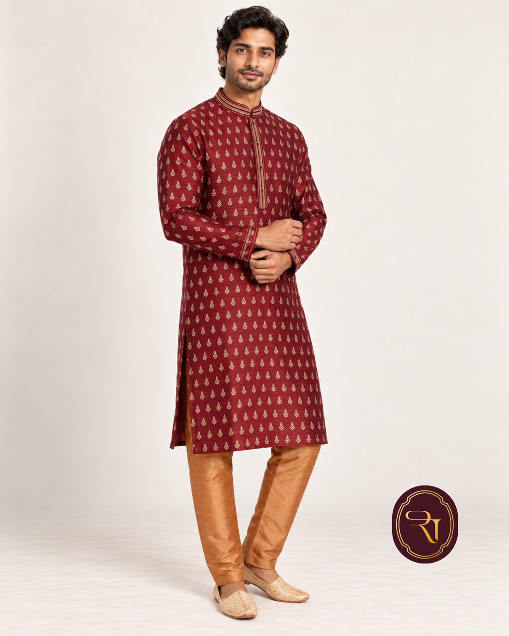 Shahanai Men's Pure Cotton Kurta