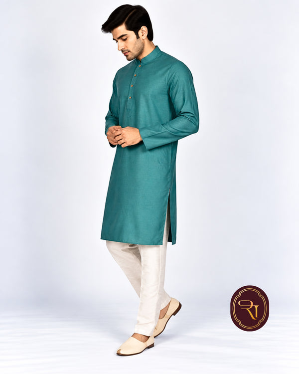 Shahanai Men's Pure Cotton Kurta