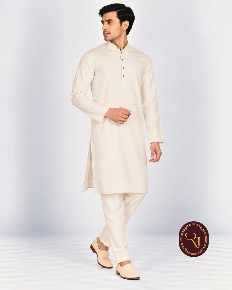 Shahanai Men's Pure Cotton Kurta